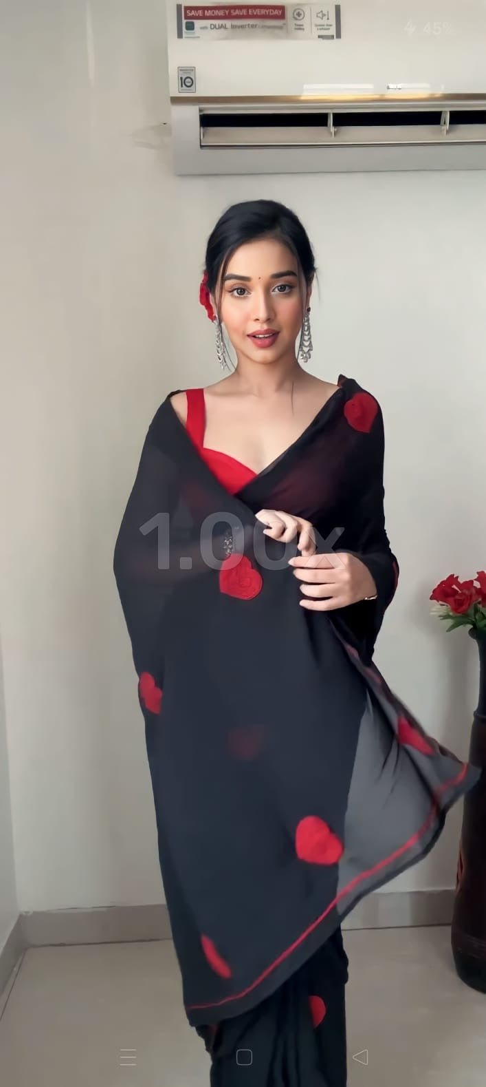Heart Glow Ready-to-Wear Saree