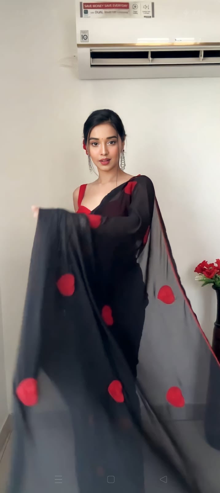 Heart Glow Ready-to-Wear Saree