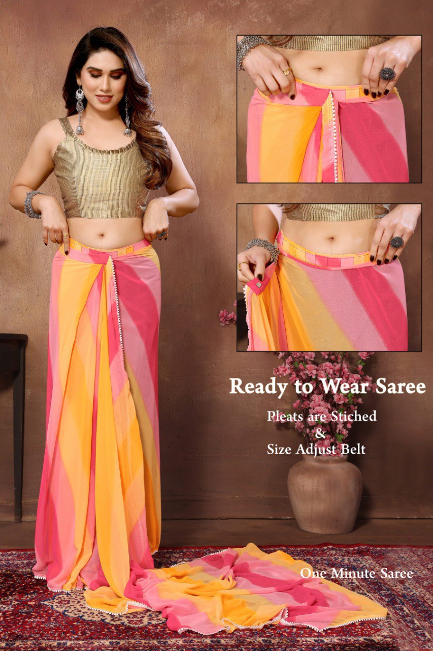 Ready-to-Wear Chiffon Saree